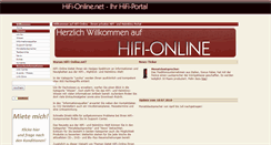 Desktop Screenshot of hifi-online.net