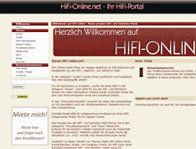 Tablet Screenshot of hifi-online.net